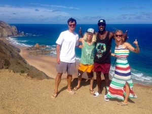 Algarve Surf Lookout Cliffs Sea Westcoast