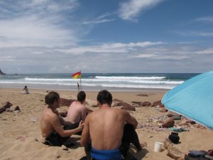 surf lunch ozzy style