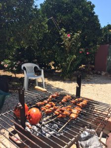 after surf bbq
