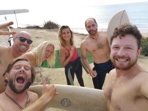 surfer friends