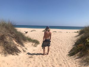 Meia Praia surf check Surfguide Algarve