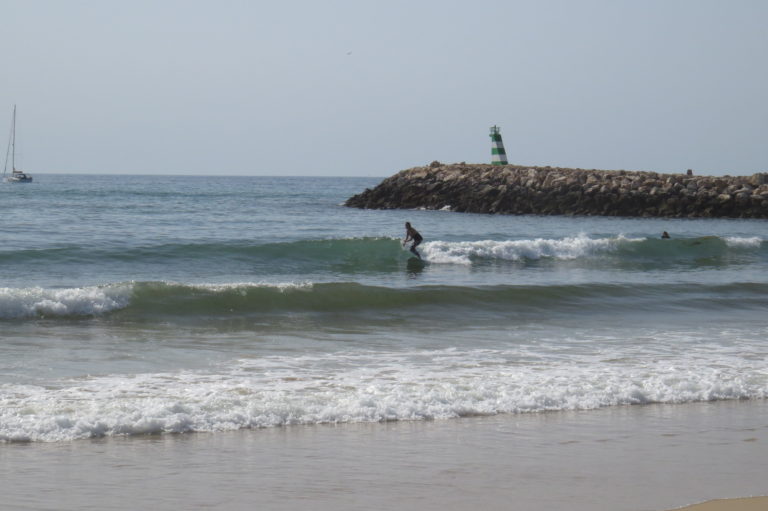 meia praia longboard wave