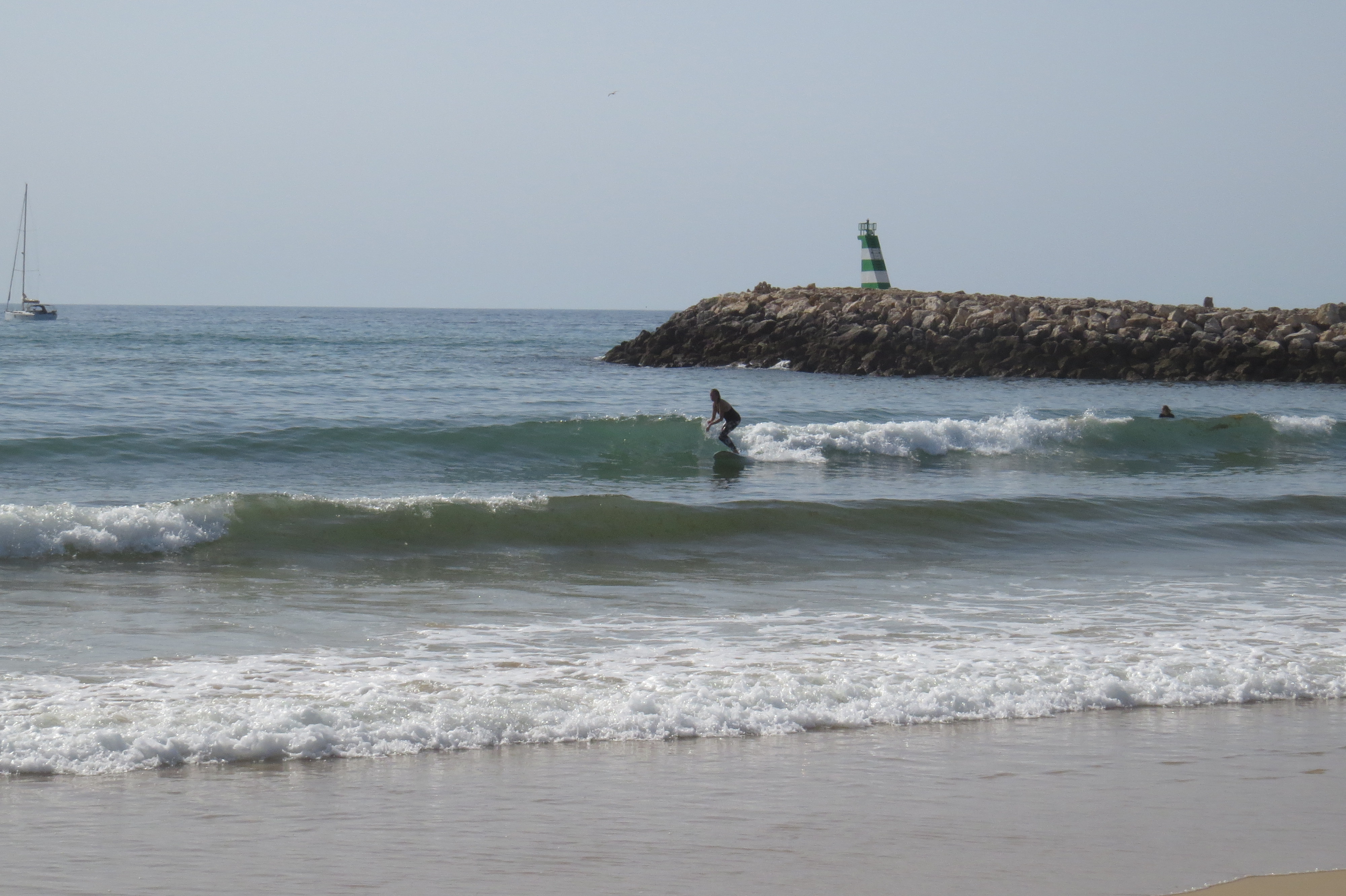 meia praia longboard wave