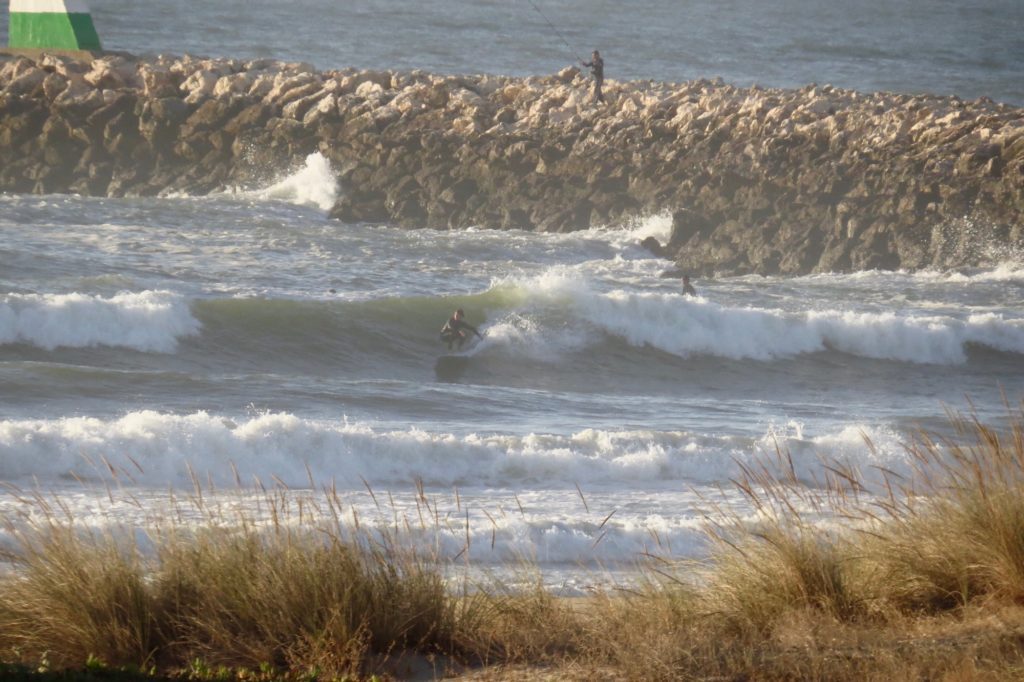 meia praia surfer