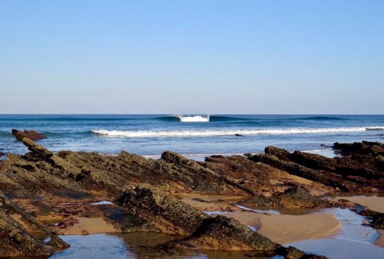 Algarve Surf empty A frame with surfguide Algarve