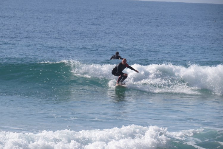 Small wave Porto de Mos surf Guide algarve adventure