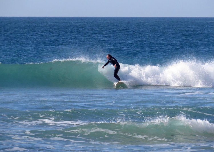 Surf Guide Algarve guest surfing Porto de Mos Lagos