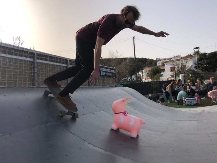 Surfskate with Surf Guide Algarve