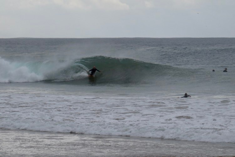 knee boarder stoked perfect wave beliche surf guide algarve