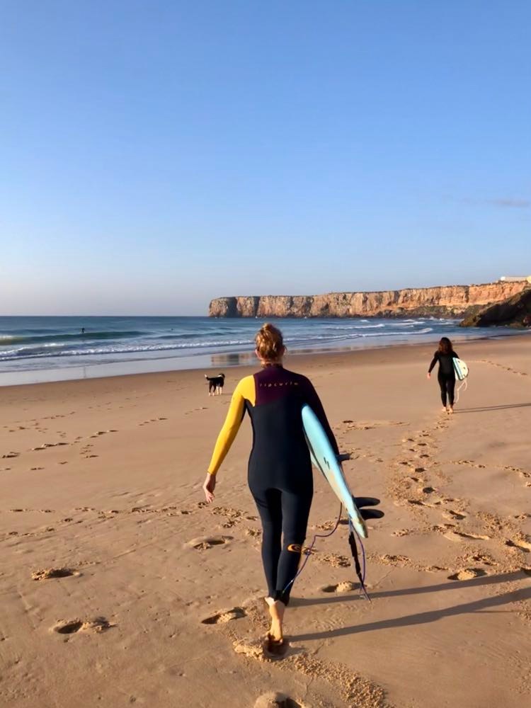 Mareta Surf beach surf guide algarve