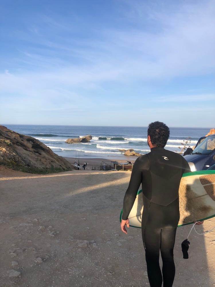 Tonel Sagres Surfing with Surf Guide Algarve