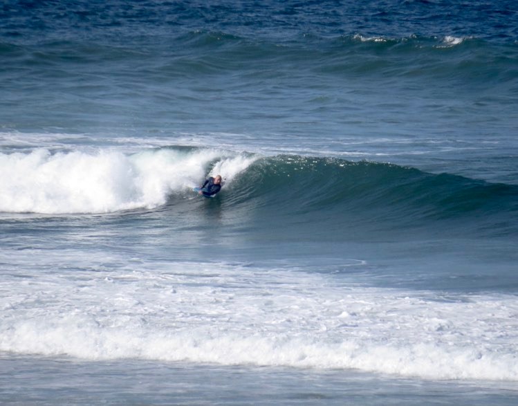 boogieboard tonel with surf guide algarve