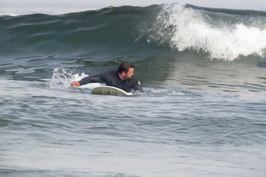 clean wave cordoama surfing with surf guide algarve