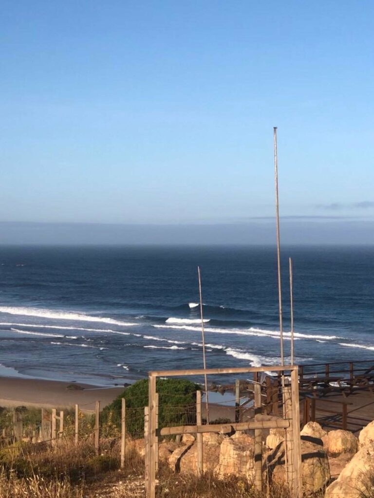 Amado beach empty surf guide algarve