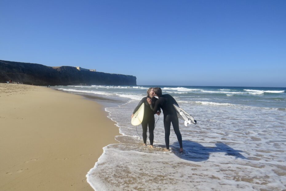 surfer romance surf guide algarve tonel beach