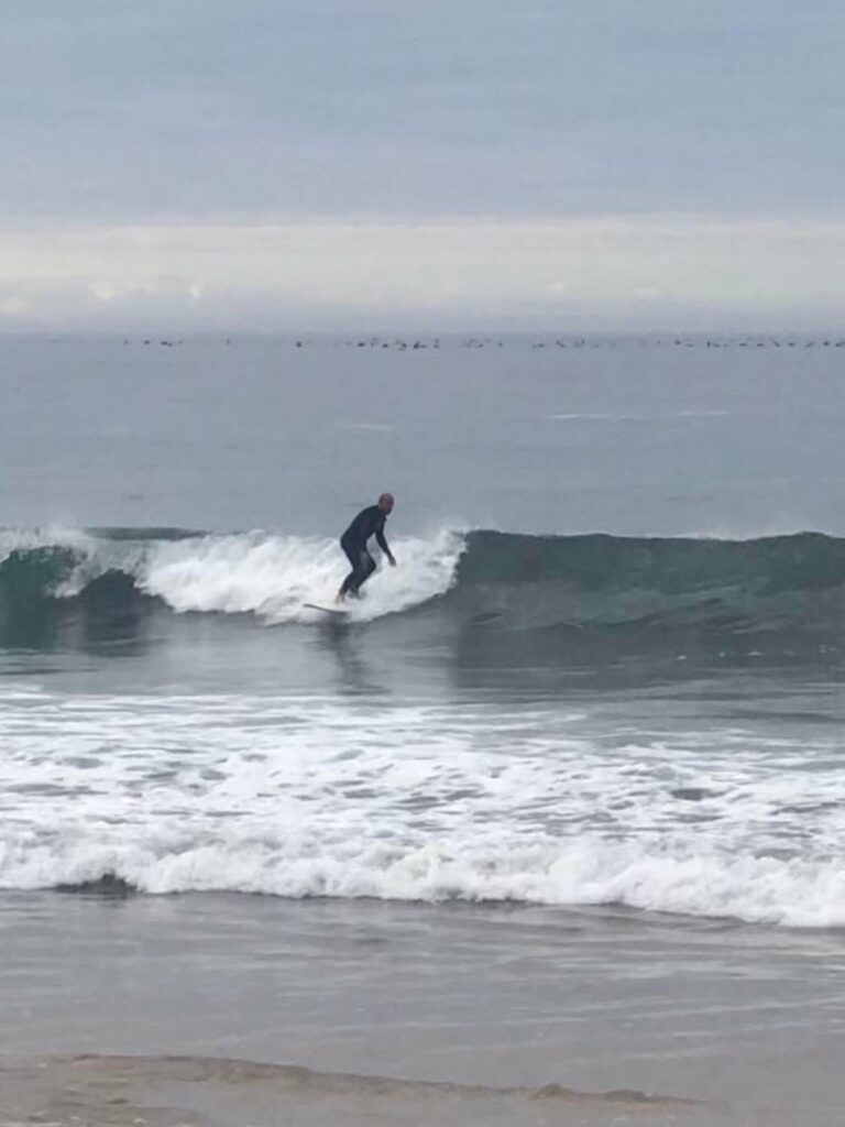 clean waves surfing zavial with surf guide algarve