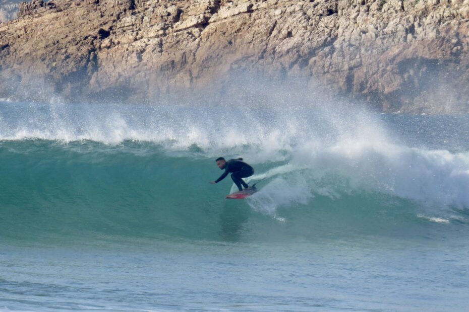 barrel time with surf guide algarve