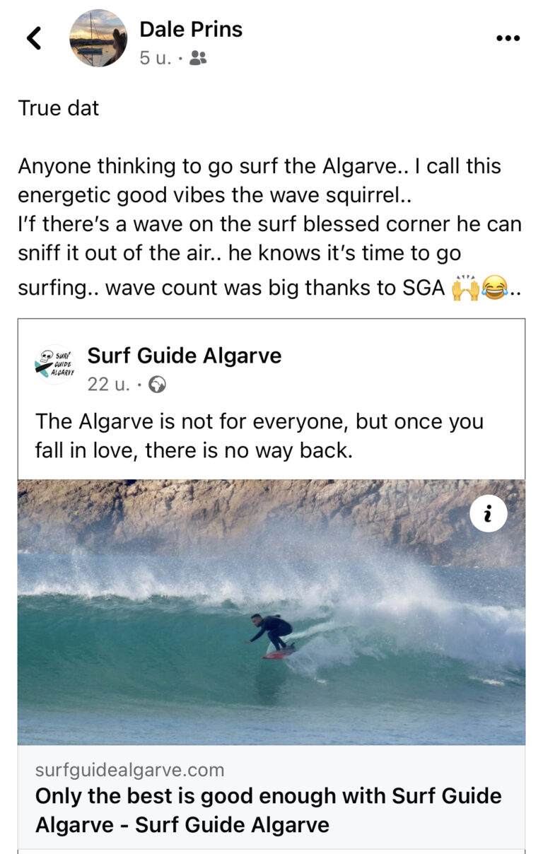 good review surf guide algarve
