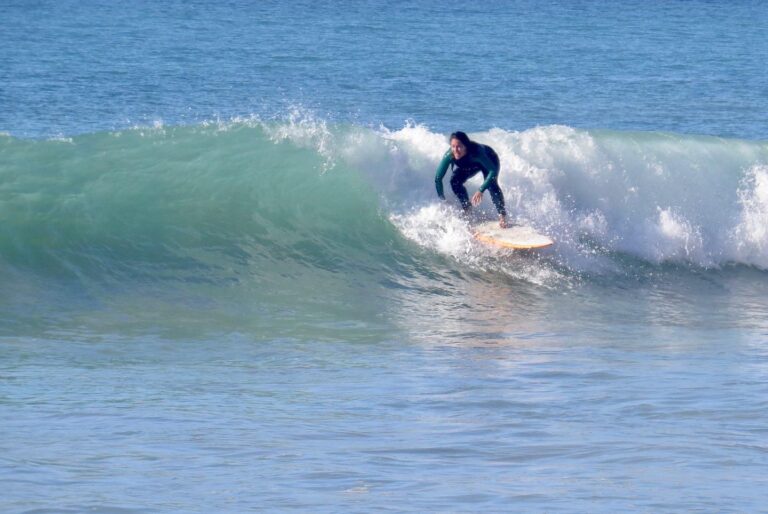 wave of the day cabanas velhas surfing with surf guide algarve