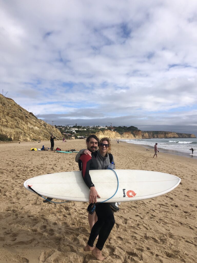 Porto de Mos surf beach surf guide algarve guest