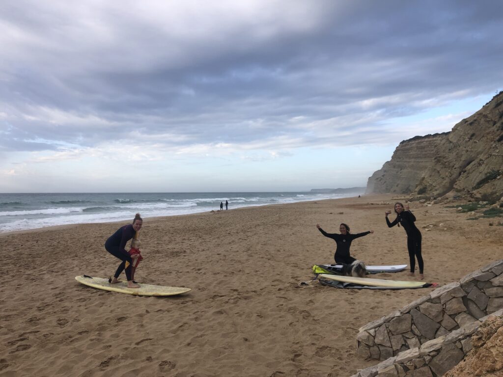 New Years Surf surf guide algarve porto de mos