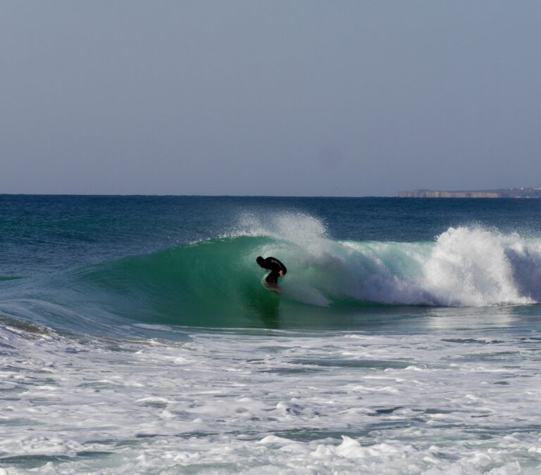 surf guide algarve barrel time