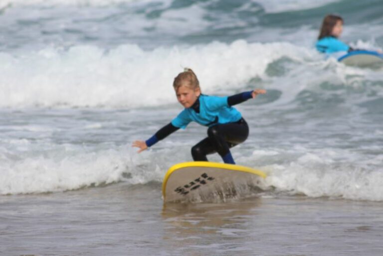 children surf lesson surf guide algarve