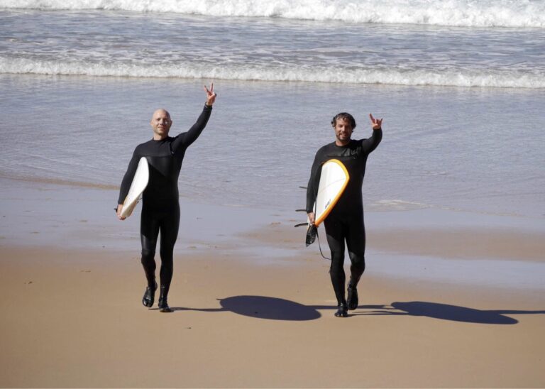 stoked surf guide algarve guests