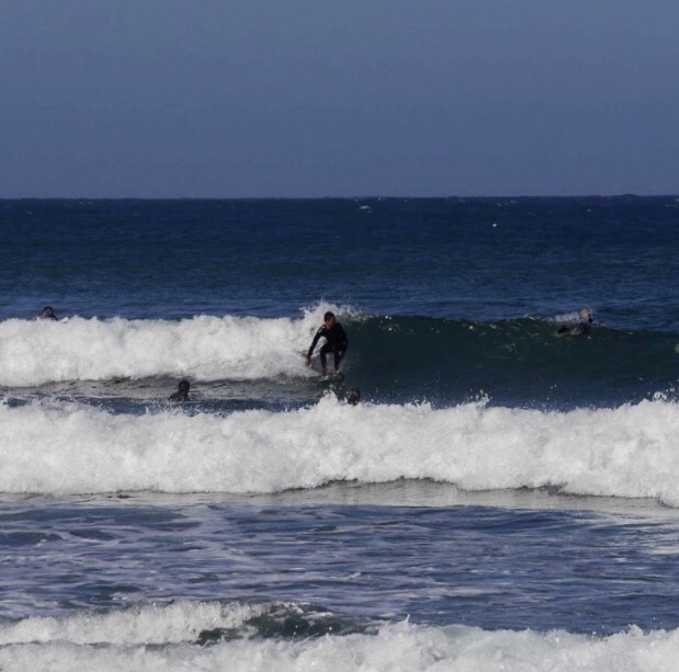 arrifana surfing left surf guide algarve