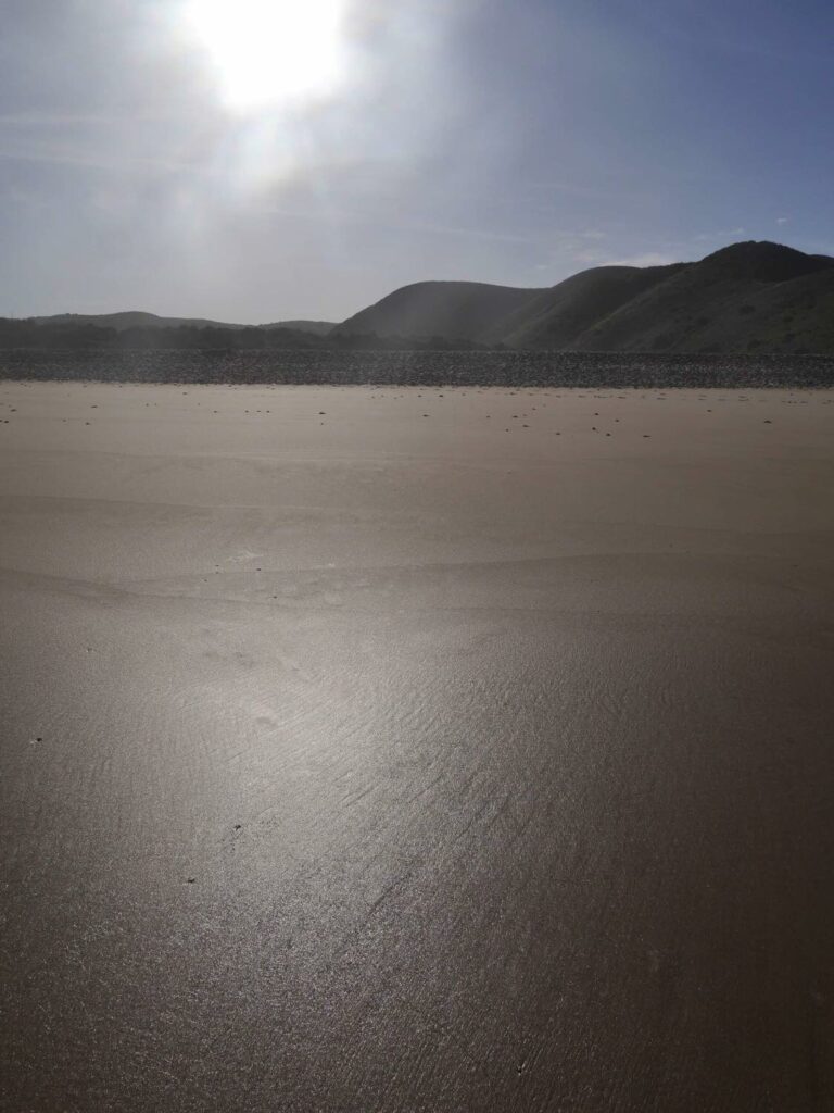 empty beach part2 amado surf guide algarve