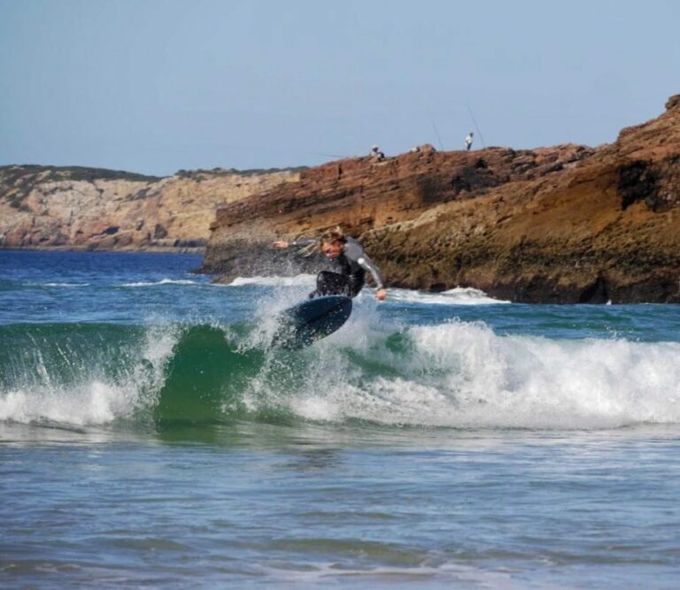 surf guide algarve gromm board small wave zavial