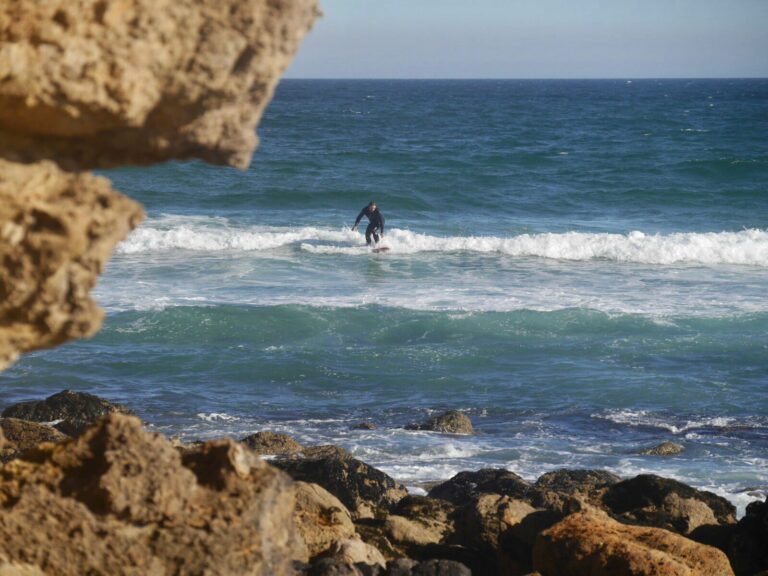 rocks bordeira surf guide algarve