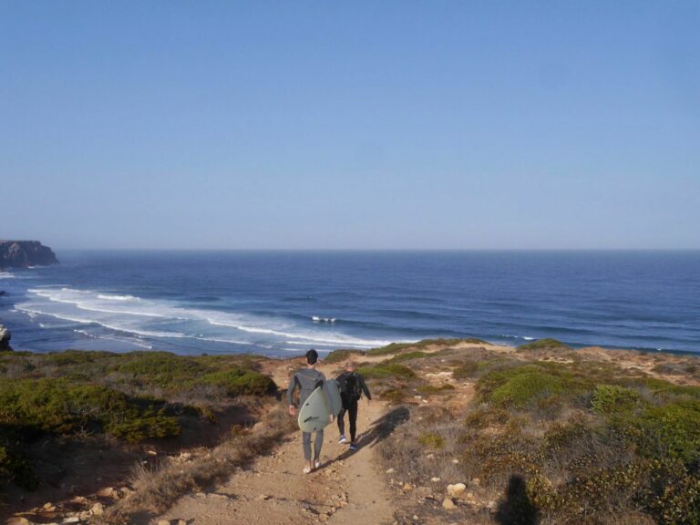 west coast surf hike surf guide algarve