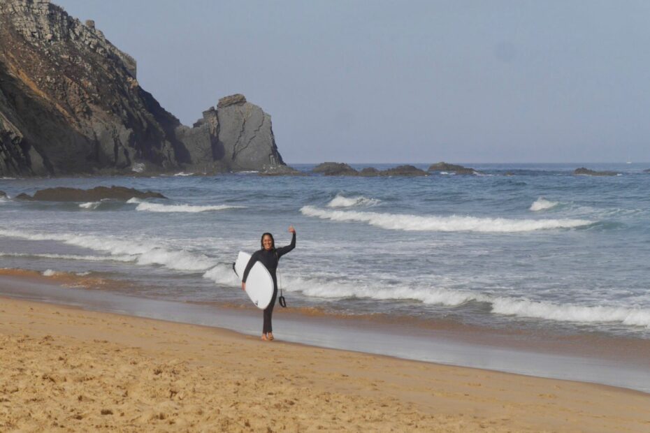 stoked surf guide algarve guests castelejo