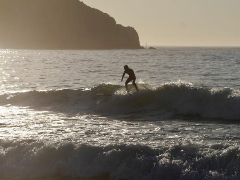 longboarding sagres golen hour surf guide algarve