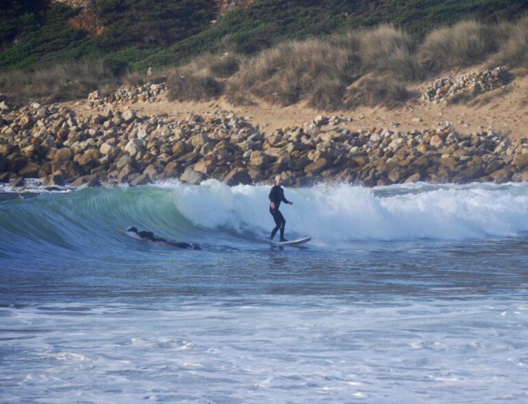 easy waves at barranco surf guide algarve