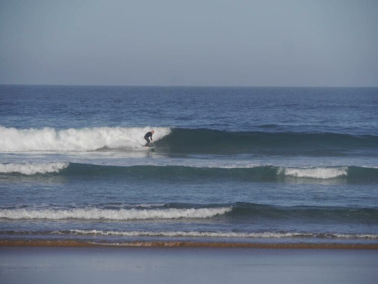 hard work pays off, surfing west coast surf guide algarve