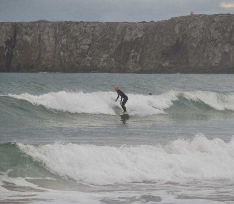 old guys rule surfing mareta with surf guide algarve