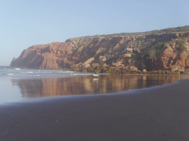 west coast surfing empty beach surf guide algarve