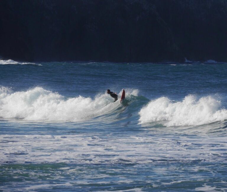 backside snap surfing west coast surf guide algarve