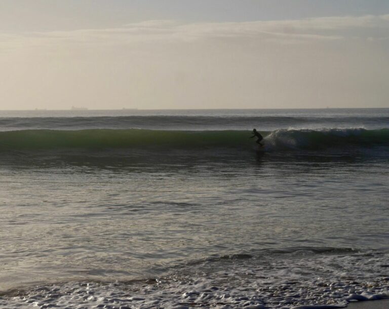 meia praia perfection first one out surf guide algarve