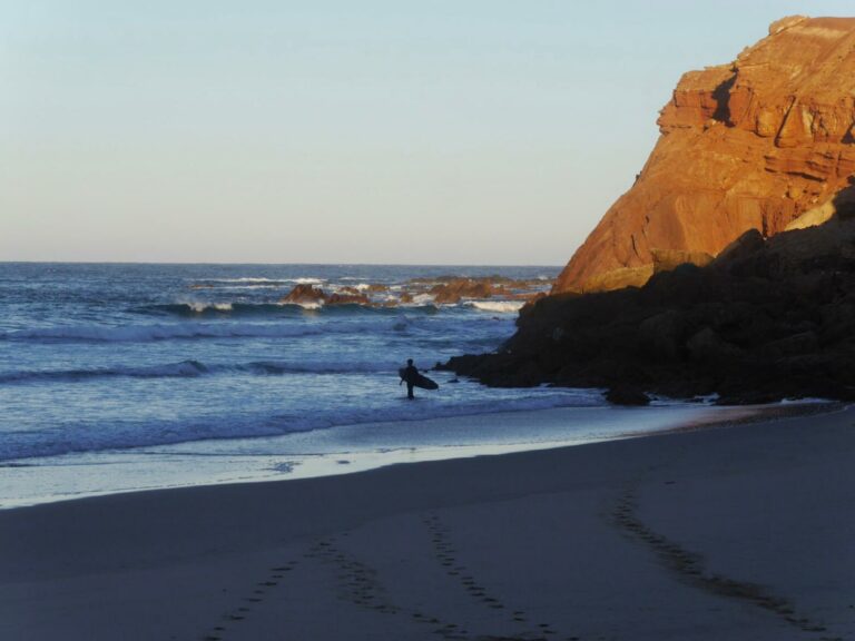 morning session with surf guide algarve on the west coast