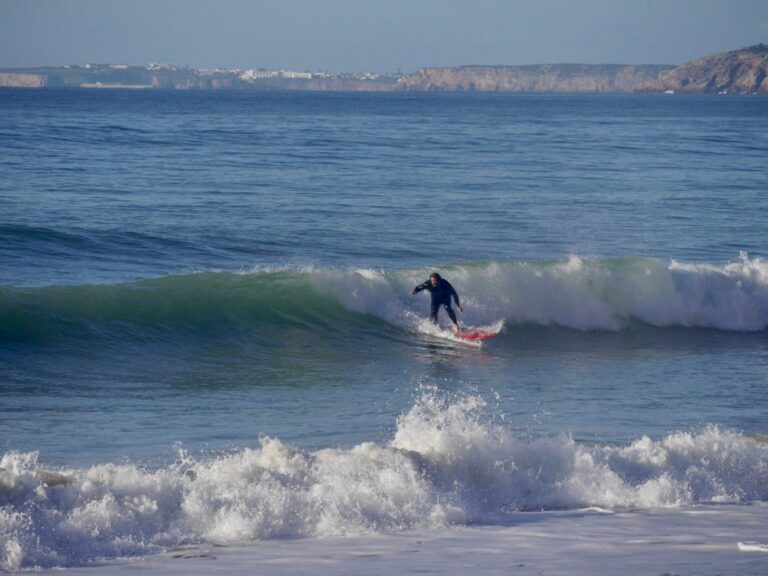 cabanas velhas perfect waves with surf guide algarve midlength surfing