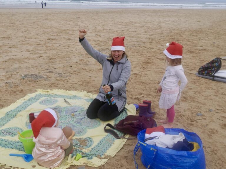 christmas surf kids party cordoama beach