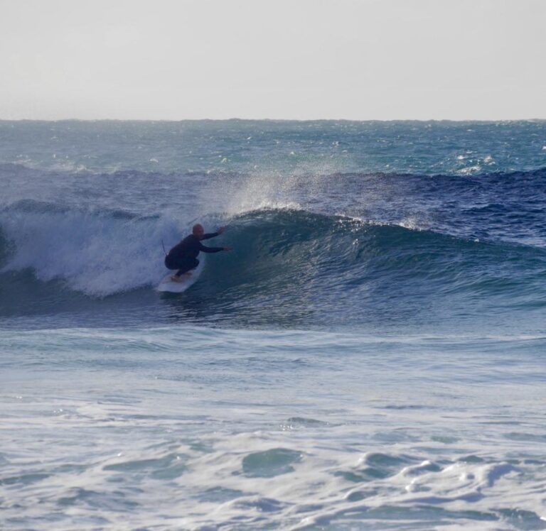 perfect size waves at beliche surf guide algarve