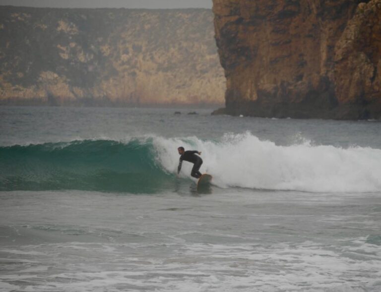 beliche small wave session surf guide algarve