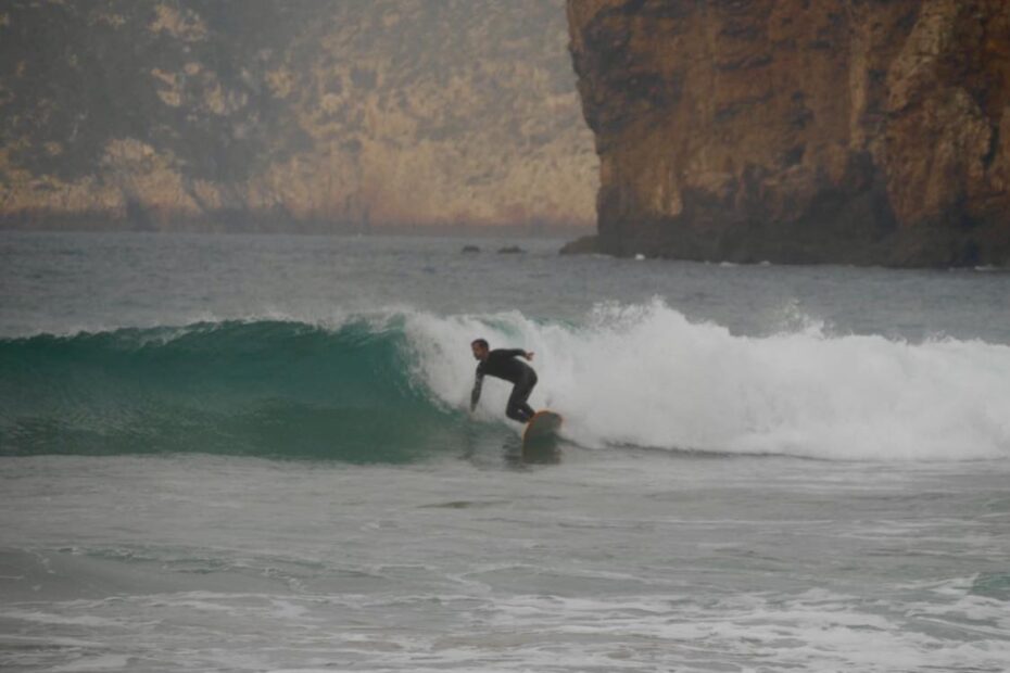 beliche small wave session surf guide algarve