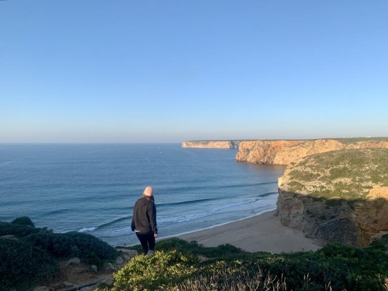 dreamy small wave conditions with surf guide algarve