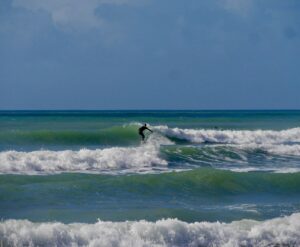 fun small waves in burgau wit surf guide algarve