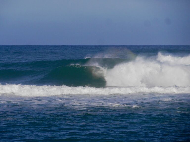 spitting barrels west coast winter action with surf guide algarve